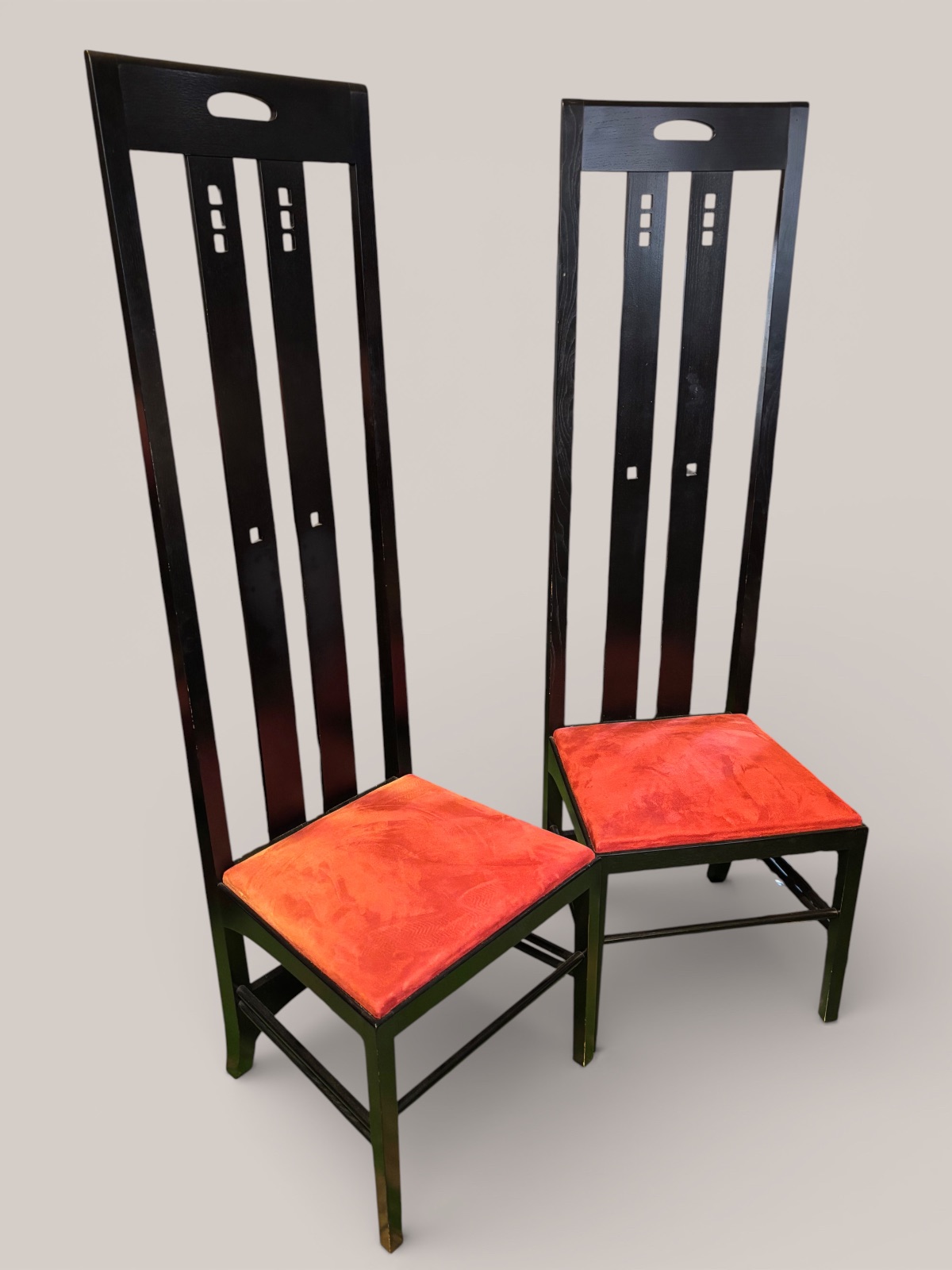 Pair of Rennie Mackintosh Style Chairs