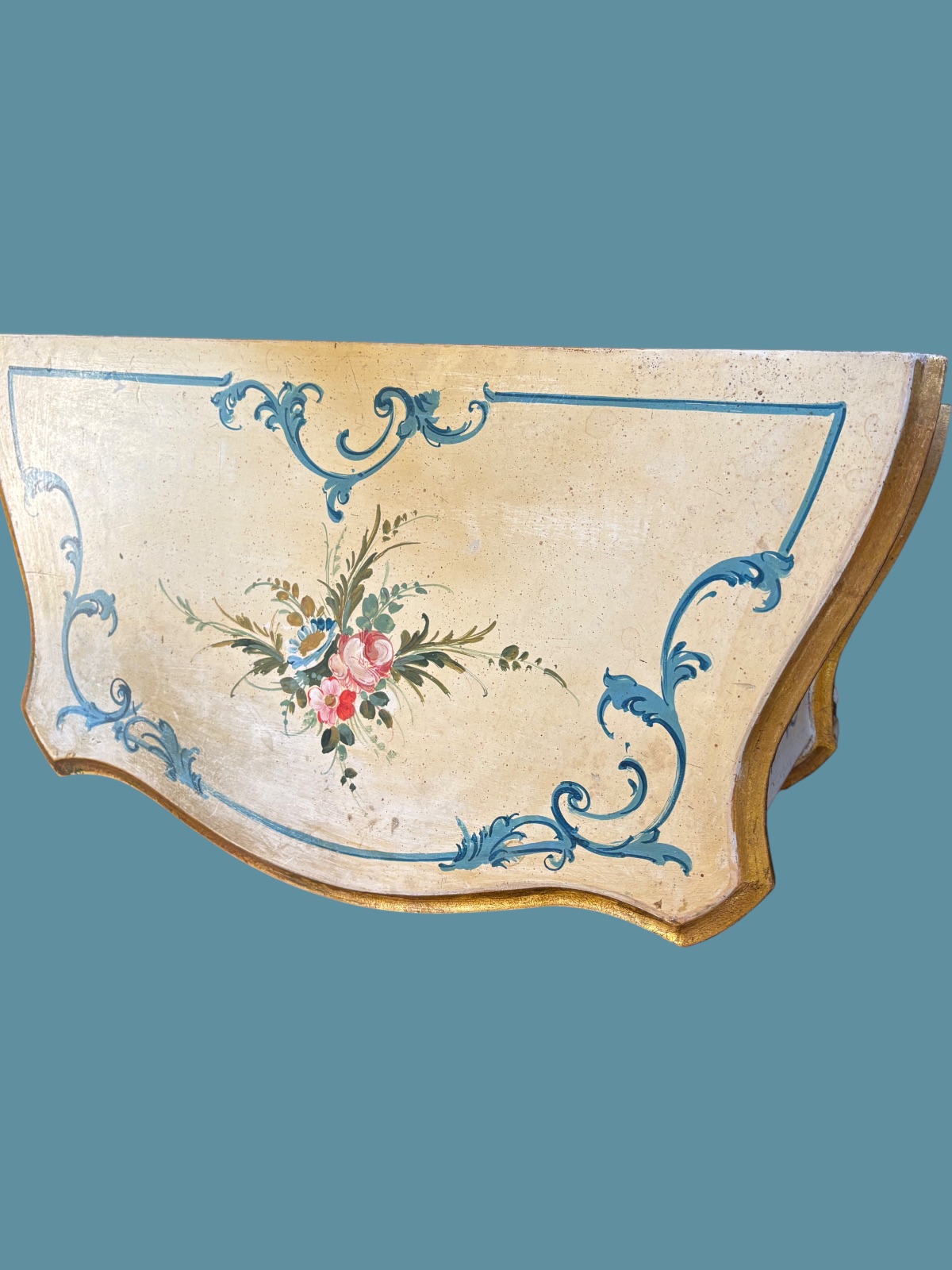Pair of handprinted Italian Bedsides