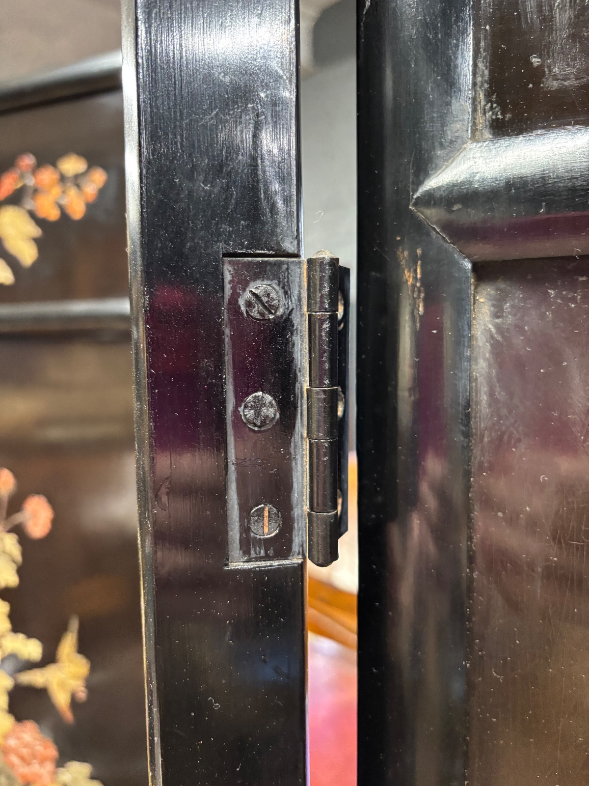 Oriental Six fold lacquered Screen