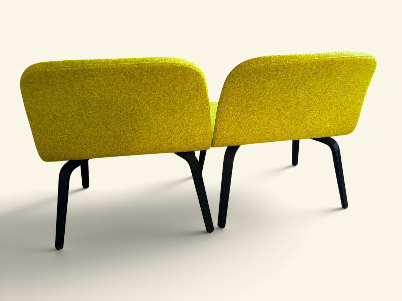 Pair of Modern Scandinavian Low Chairs